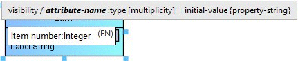 Text editing for an attribute in Designer