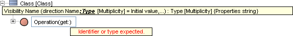 Member (expected entry) - Explorer tree
