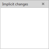 Implicit changes bar