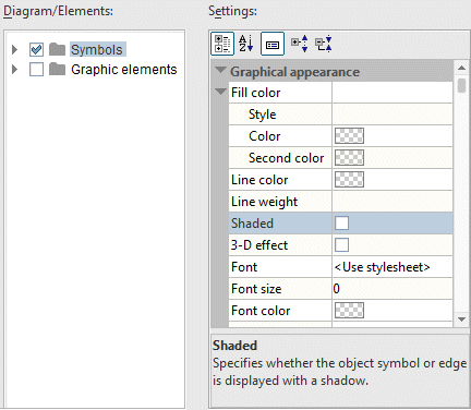 Selecting all symbols by selecting the top level