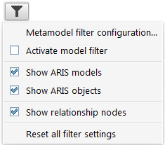 Explorer tree filter options